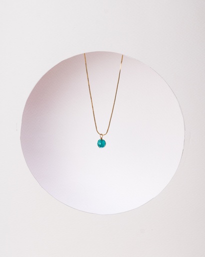 CADENA AJUSTABLE CON PIEDRA AGATA